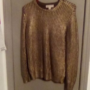 Mk sweater size same gold very nice